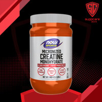 CREATINE | Bột Hỗ Trợ Tăng Cường Cơ Bắp | Now Micronized Creatine Monohydrate Powder [500G]
