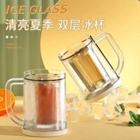 Creative Chilled Refrigeration Mug Sandwich Liquid Tủ lạnh đông Cold Drink Iced Beer Cup