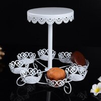 Creative European Wedding Metal Iron Cake Rack / 12 Cup Cakes Rack / Wedding Birthday Party Dessert Cake Rack