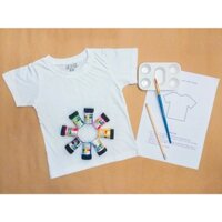 [Creative Moments] Bộ thiết kế áo thun với 8 màu vẽ vải