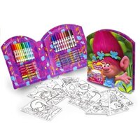 Creative tool kit trolls crayola:  bộ công cụ sáng tạo, bộ nghệ thuật, quà tặng cho trẻ em của trolls (04-6816)