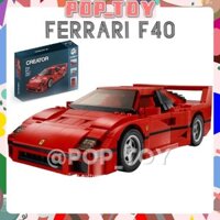 [Creator Series] MOC 10248 Classic Racing Ferrari F40 Xe thể thao nối khối xây dựng Mô hình đồ chơi Quà tặng trẻ em