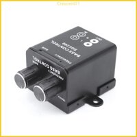 Crescent11 Bộ khuếch đại điều chỉnh ô tô Bass Loa siêu trầm Bộ điều khiển cân bằng âm thanh nổi 4 RCA