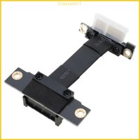 Crescent11 PCI-E 1X 3 0 đến X1 8Gbps Cáp nối dài PCIE Riser linh hoạt nhanh