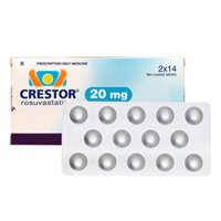 Crestor 20mg điều trị tăng cholesterol máu nguyên phát