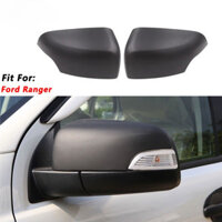 Crlseo Ford Ranger T6 T7 T8 2012 - 2018 Xe Bán Tải Gương Chiếu Hậu Gương Bên Ngoài Ô Tô Matt Đen ABS Nhựa Bảo Vệ Phụ Kiện Xe Hơi