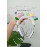 Crochet headphone cover 🎧Bọc tai nghe tulip cho airpod samsung pixel sony JBL hoa đội đầu dễ thương