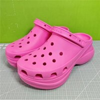 Crocs Cá Voi Nhỏ Dày Đế Cao Gót Giày Nữ Nền Tảng Chống Trơn Trượt Đi Biển Thường Ngày Người Nổi Tiếng 206302