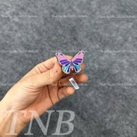 CROCS CHARM_MULTI PURPLE BUTTERFLY