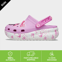 crocs chính hãng KIDS BARBIE CUTIE CRUSH CLOG xăng đan đế xuồng giày chống trượt#207708