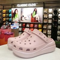 Crocs crush shimmer clog barbie dép xinh dép nữ đi biển dép chống trơn trượt#208591