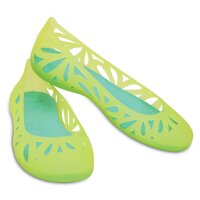 Crocs - Giày Búp Bê Adrina III Flat (Burst/Island Green)