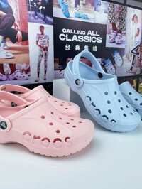 Crocs Giày nữ Crocs cổ điển cũ Beiya giày đi biển mũi bệt dép nam 40126