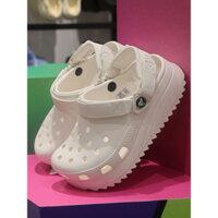 Crocs Giày Nữ Crocs Mùa Hè Nam Cặp Đôi Đi Biển Baotou Ngoài Trời Đế Dày Lỗ Giày Dép Dép206772