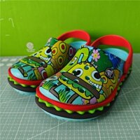 Crocs Hoạt Hình Trẻ Em Lỗ Giày Bé Trai Dép Dép Bé Gái Giữa Lớn Trẻ Em Ngoài Trời Giày Đi Biển 205646