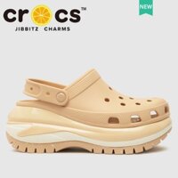 Crocs Mega Crush dày cao gót nữ dép chống trơn trượt#207988