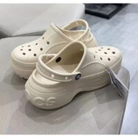 Crocs mùa hè mới Giày lỗ Bella giày đi biển thông thường dép nữ mát mẻ 210062