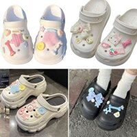 crocs Sticker shoes sticker for cross sandalsPhụ Kiện Trang Trí Giày Hình Hoa Mặt Cười Sesame Street Cho Nữ