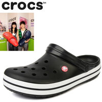 Crocs_Crocband Nữ Đi Biển Mùa Hè Dép Kẹp Nam Giày Thoáng Khí Thoải Mái Giày Thường