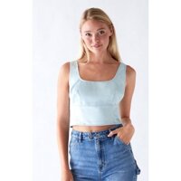 Croptop 2 dây lụa Pacsun