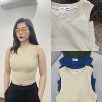 Croptop/áo ba lỗ nữ, chất thun tăm co giãn, dễ phối đồ, dáng trẻ trung