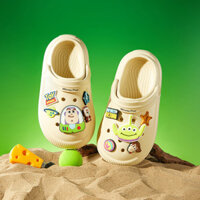 Crosc cho trẻ em đi biển mềm Dép chống trượt chống va chạm dép crocs cho bé trai và bé gái siêu nhẹ đế mềm dễ vệ sinh