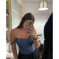 Croset denim nữ hot trend