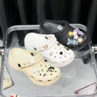 Cross nữ dép sục nữ 5cm hách dáng đế cao band crush clog cao cấp độn đế êm chân dễ đi KORO5pclasic