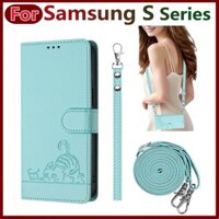 Crossbody Bag,Samsung Galaxy S20,S10,S9,S8,S7,S6,Edge,Plus,Ultra,FE,Vỏ điện thoại da ví cao cấp