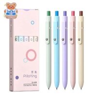 [Crs] Bộ Bút Gel Có Thể Thu Vào 0.5mm Đen Chống Mệt Mỏi Viết Bút Mực Trường Văn Phòng Phẩm