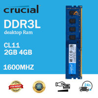 CRUCIAL 8GB RAM DDR3L 1600MHZ DESKTOP RAM 2rx8 PC3L 12800u 1.35v 240PIN CL11 DIMM PC MEMORY