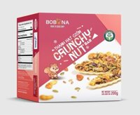 CRUNCHY NUT BAR - THANH HẠT GIÒN THƯƠNG HIỆU BOBONA (bánh thuyền)