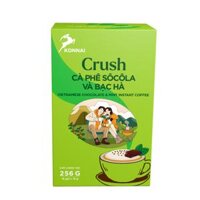 CRUSH - CÀ PHÊ SOCOLA BẠC HÀ " 16 STICK/HỘP"