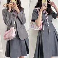 [Crush] Túi Ita cho bé gái, Túi đeo vai Lolita cửa sổ trong suốt phong cách Nhật Bản PU DIY Display Túi xách nữ Y2K