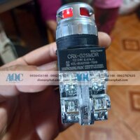 CRX-G25MDR Nút nhấn có đèn 24V phi 25 màu đỏ
