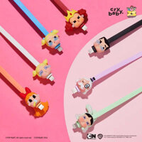 Crybaby Khóc Cho Bé Powerpin Cáp Dữ Liệu Cảnh Sát Hộp Mù POPMART Pop Mart