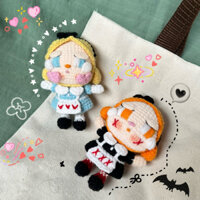 Crybaby len handmade treo móc khoá túi xách phụ kiện dễ thương