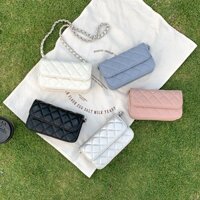 Cryst bag Túi đeo vai, đeo chéo kiểu dáng đơn giản màu pastel thời trang nữ hàn quốc