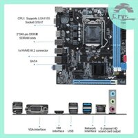 [Crystal2.vn] Bo mạch chủ B75 16GB Micro-ATX LGA1155 Ổ cắm Mainboard để bàn HDMI-Tương thích