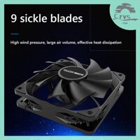 [Crystal2.vn] Quạt làm mát 120mm Bộ tản nhiệt CPU 4Pin Vòng bi thủy lực 12V (Đen)