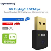 【Crystalawaking】Hàng Mới Về EP-N1557 Mini USB Wifi 300Mbs Bộ Thu Phát Wifi Không Dây Chế Độ AP