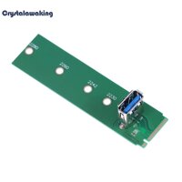 【Crystalawaking】M.2 NGFF to PCI-E Channel USB3.0 Port Adapter Riser Card Mining Card Kit - intl