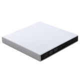 【Crystalawaking】USB 2.0 Bên Ngoài CD-RW/DVD-RW Đốt Ổ dành cho PC Mac Laptop Netbook (Trắng) -quốc tế