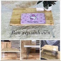 [CS] Bàn Gỗ, Bàn Học Sinh Sinh Viên Chân Xếp Gọn (40x60x28)
