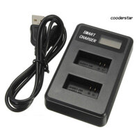 [Cs] Bộ sạc kép LCD di động cho máy ảnh GoPro Hero 3 3 + AHDBT-201 AHDBT-301