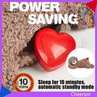 [Cs] Đồ chơi gấu Polyester mềm Mô phỏng nhịp tim Đồ chơi thú cưng Làm dịu nhịp tim Chó con Đồ chơi gấu sang trọng để giảm lo âu Đồ chơi thú nhồi bông giúp chó ngủ Đông Nam Á