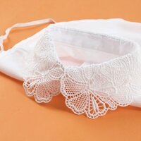 CSM018 - Cổ áo sơ mi, phụ kiện nữ họa tiết hoa ren trẻ trung phong cách Hàn Quốc