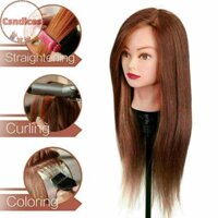 Csndices Chuyên Nghiệp Đầu Ma-nơ Tóc Con Người Thực Hành Kiểu Tóc Làm Tóc Búp Bê VN
