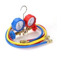 CT-536G Đồng hồ đo nạp gas điều hòa Đồng hồ đo môi chất lạnh +vòi 35inch R134a/R12/R22/R404 máy đo nạp lại chất làm lạnh