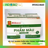 CT04 - BỘ KIT TEST NHANH PHẨM MÀU TRONG THỰC PHẨM BỘ CÔNG AN